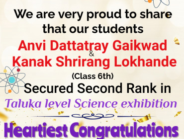 Success in Taluka Level Science Exhibition 2024-25 